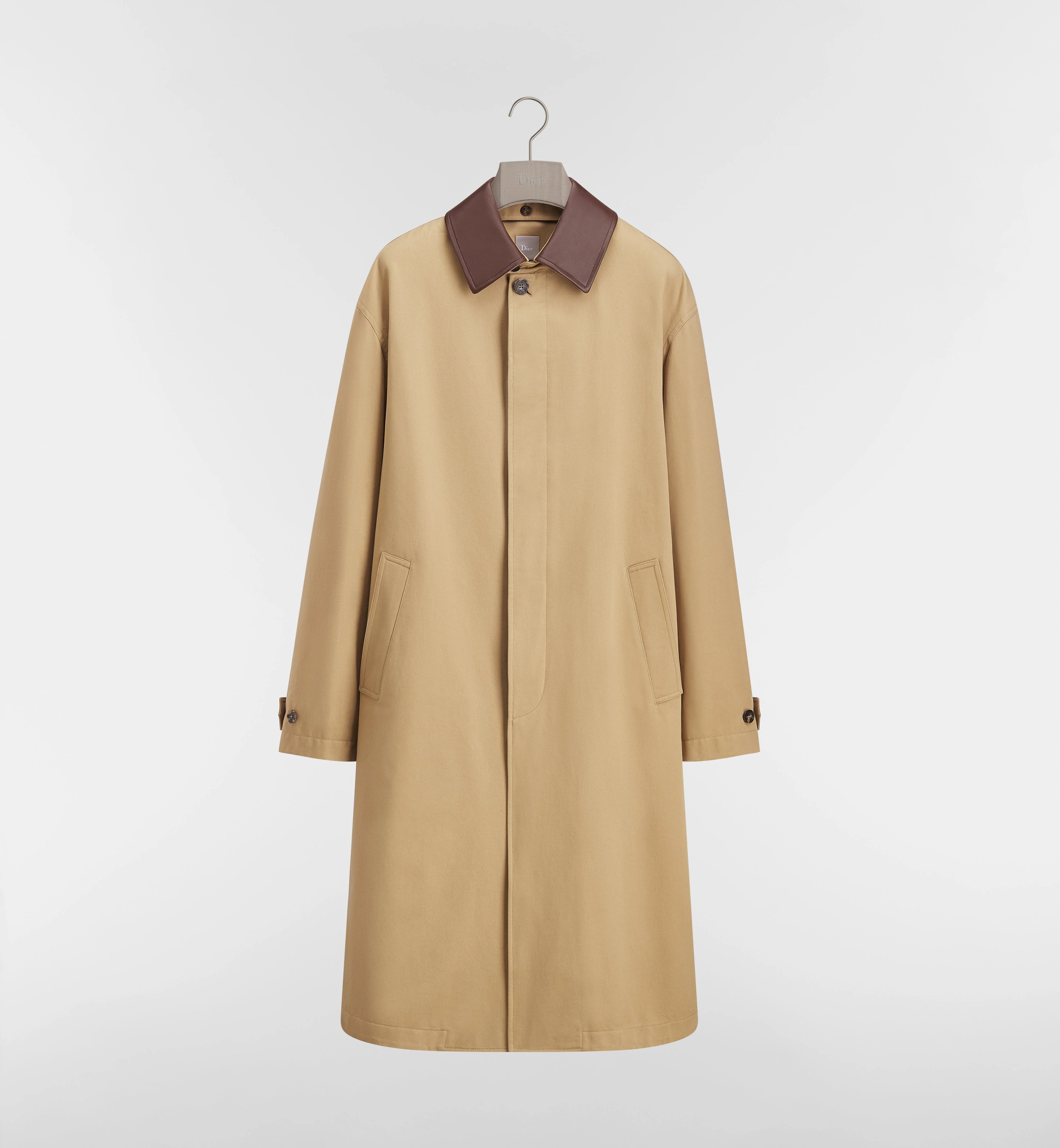 Dior Long Coat With Dior Embroidery - 1
