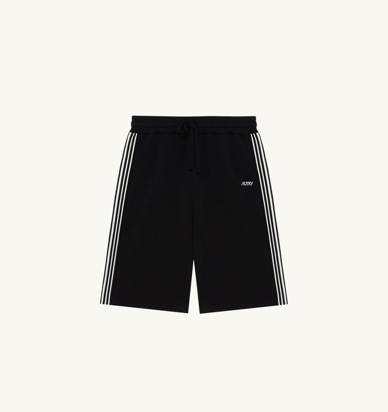 KNIT EMBROIDERED LOGO SHORT WOMAN 1