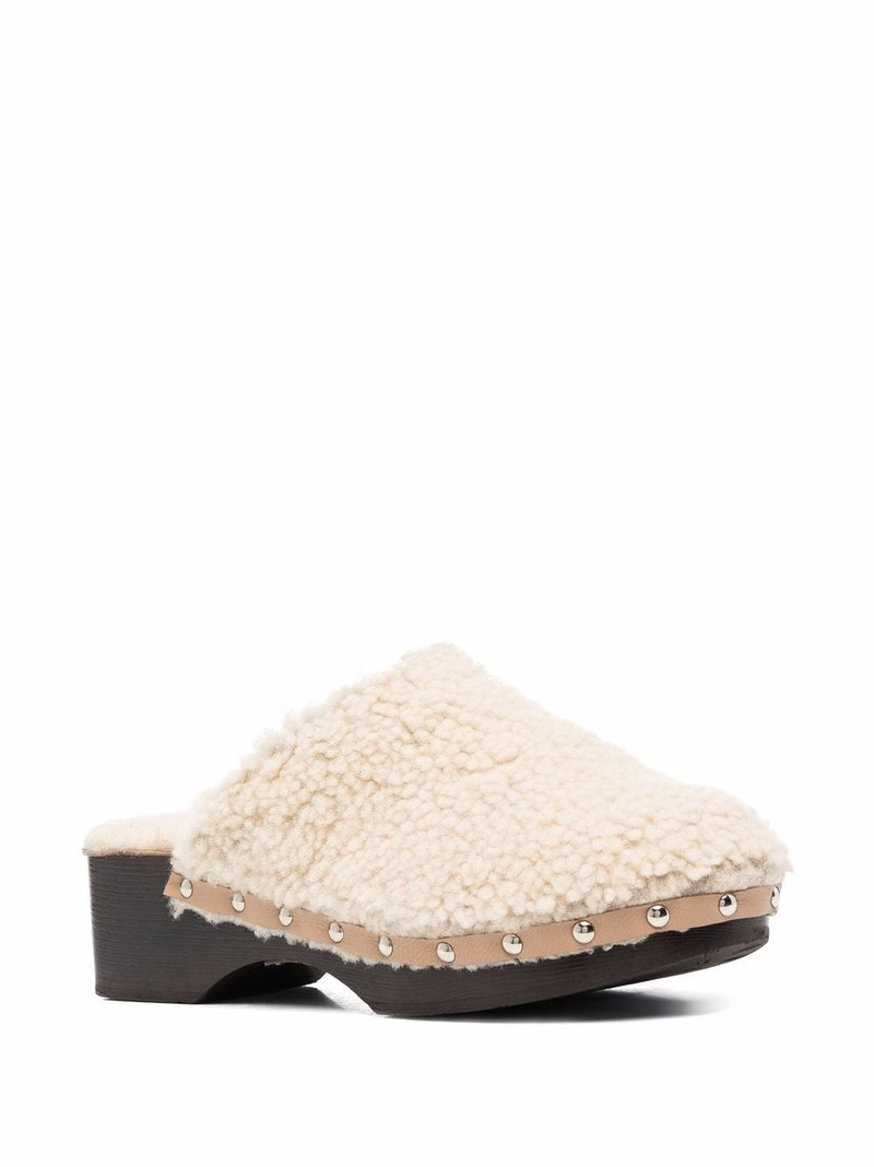 ANCIENT GREEK SANDALS closed sheepskin clogs outlook