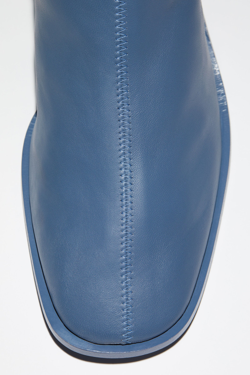 Logo ankle boots - Petrol blue 5