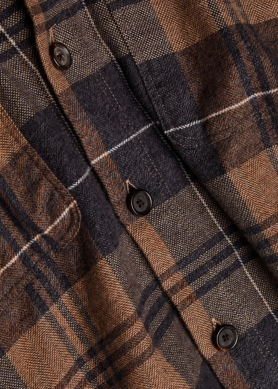 Oliver Spencer Plaid Flannel Shirt - 5