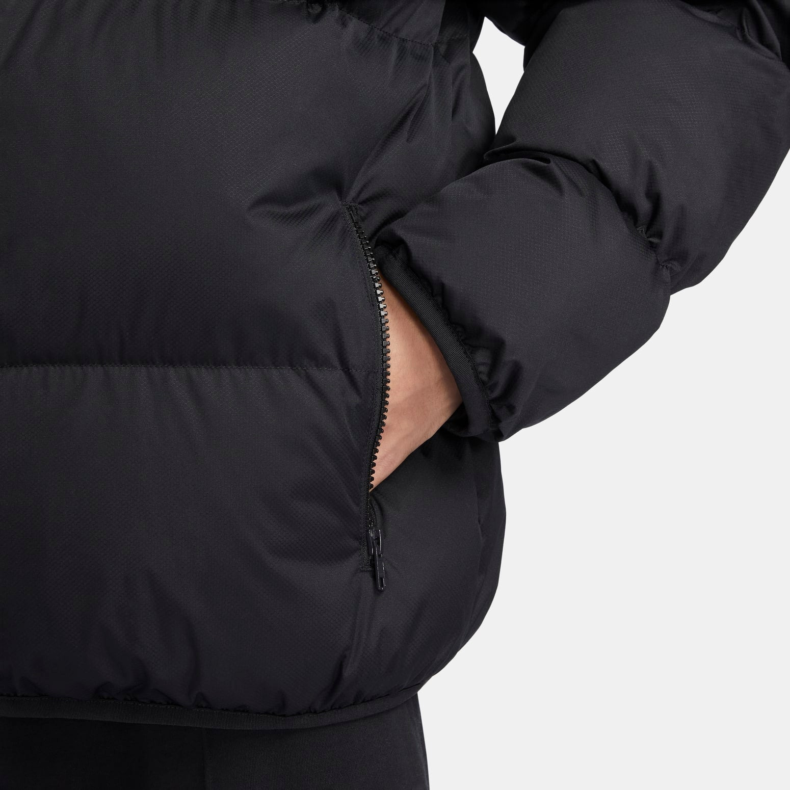Nike Sportswear Club Puffer Jacket 'Black' FB7369-010 - 4