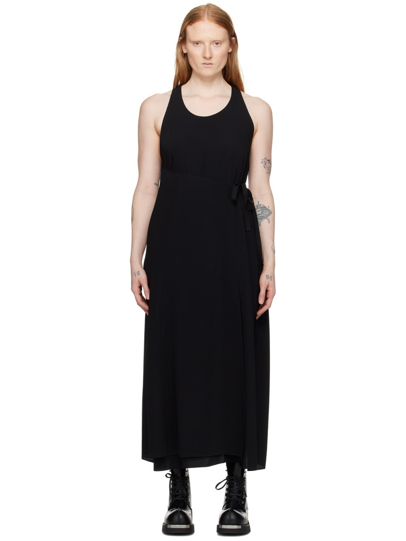Black Wrap Maxi Dress 1
