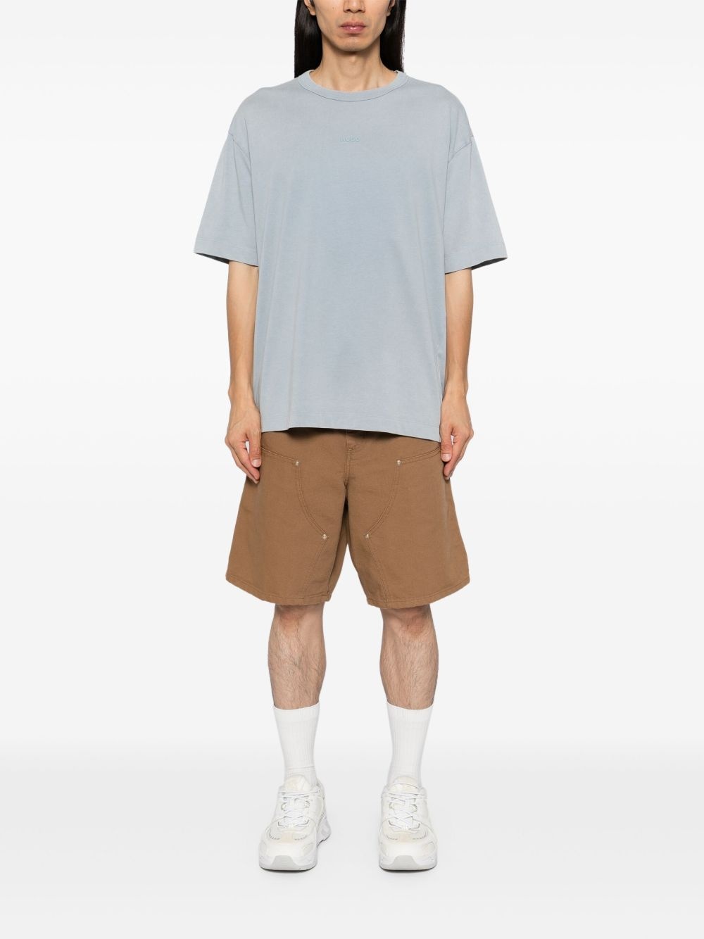 logo-print cotton T-shirt - 2
