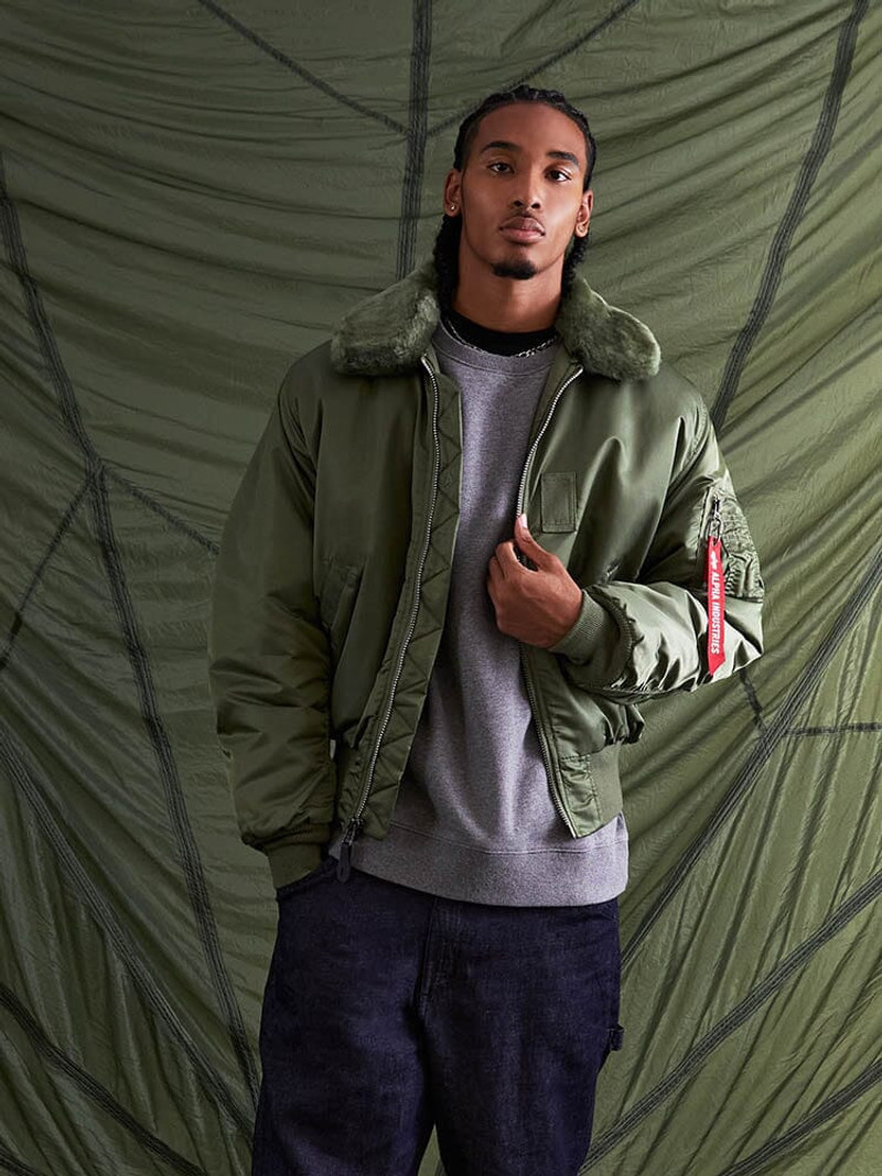 ALPHA INDUSTRIES B-15 BOMBER JACKET (HERITAGE) outlook