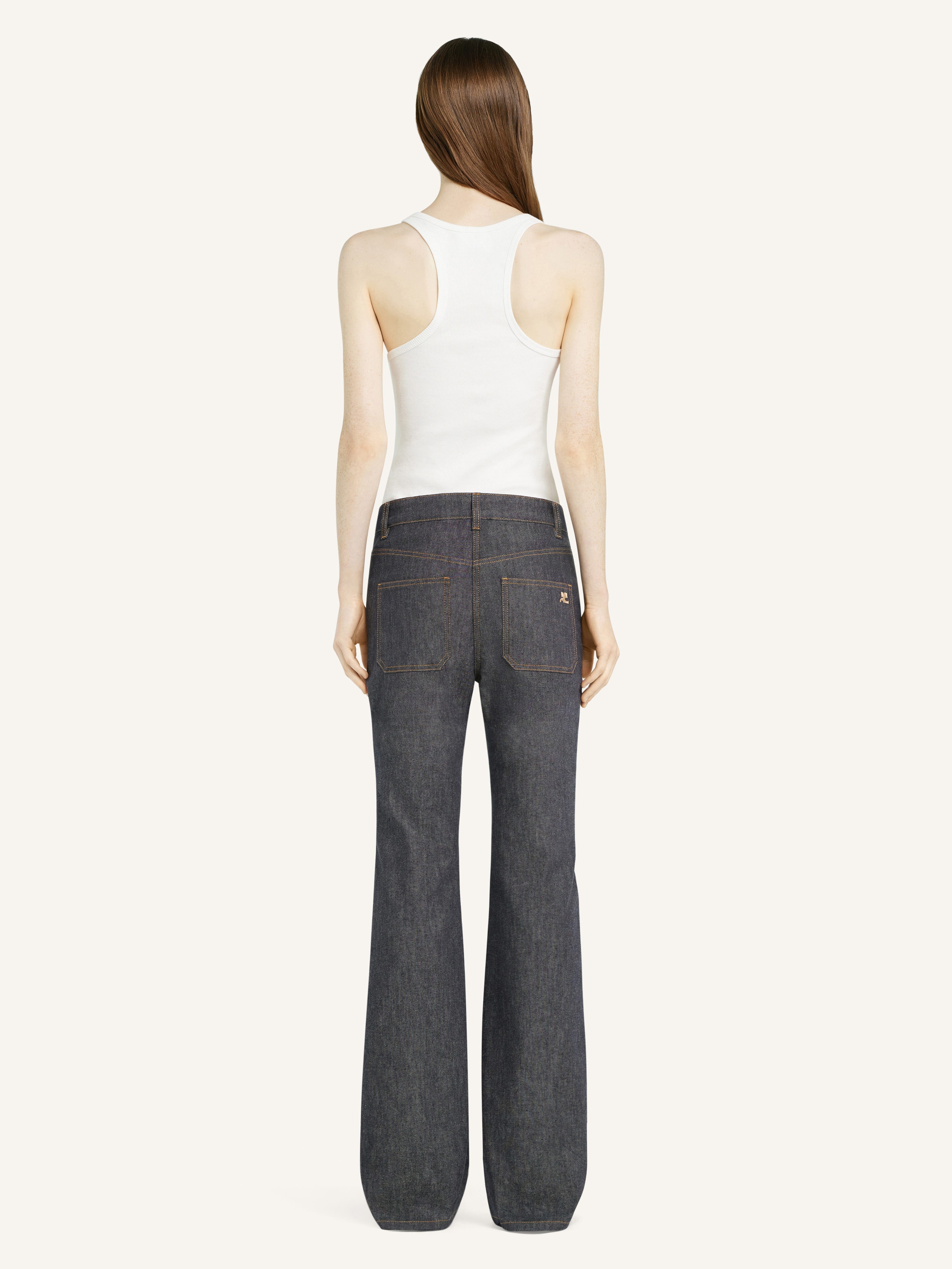 BOOTCUT DENIM PANTS - 4