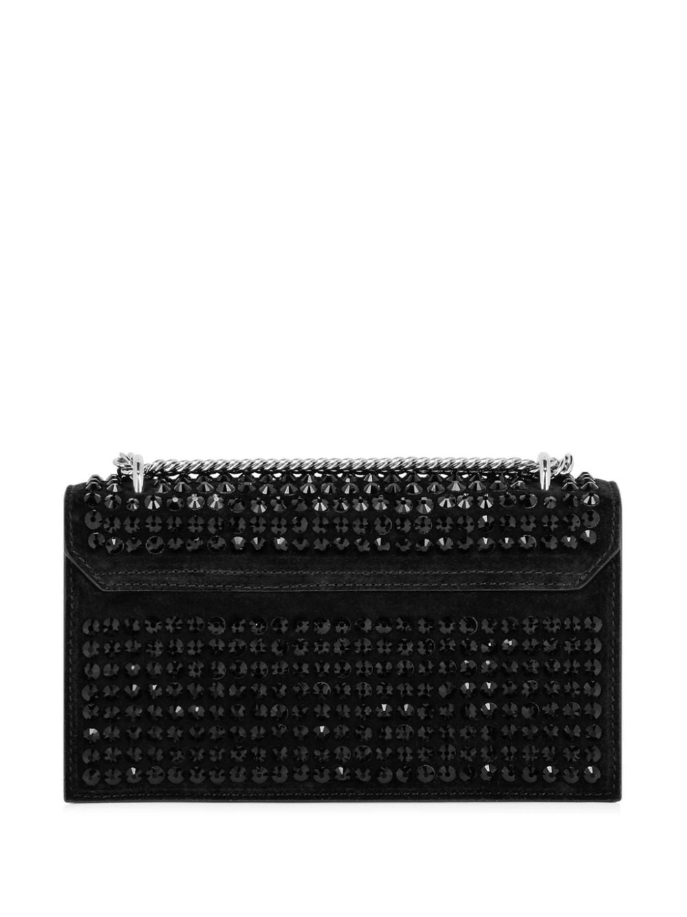 small crystal-embellished shoulder bag - 2