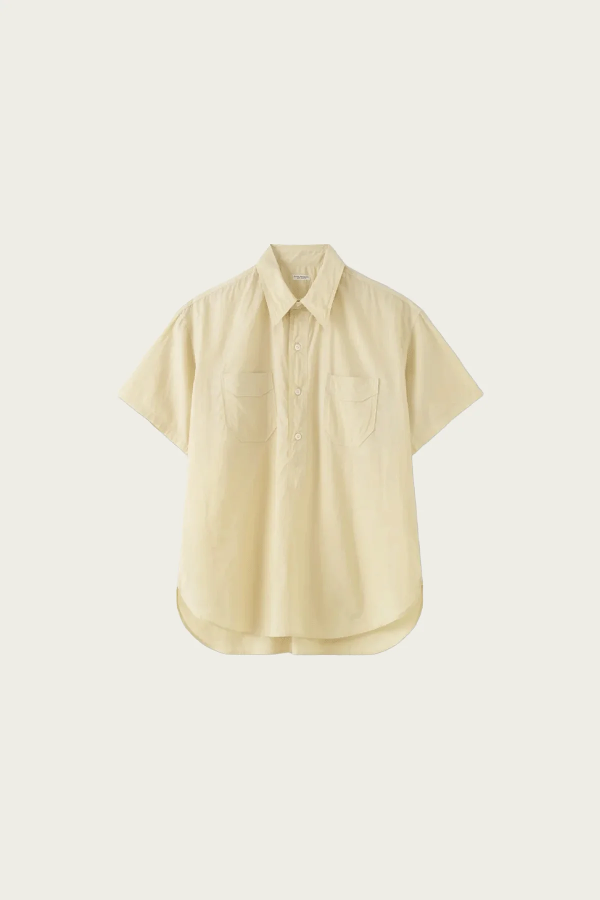 C/L Pullover SS Work Shirt - Pale Yellow - 1