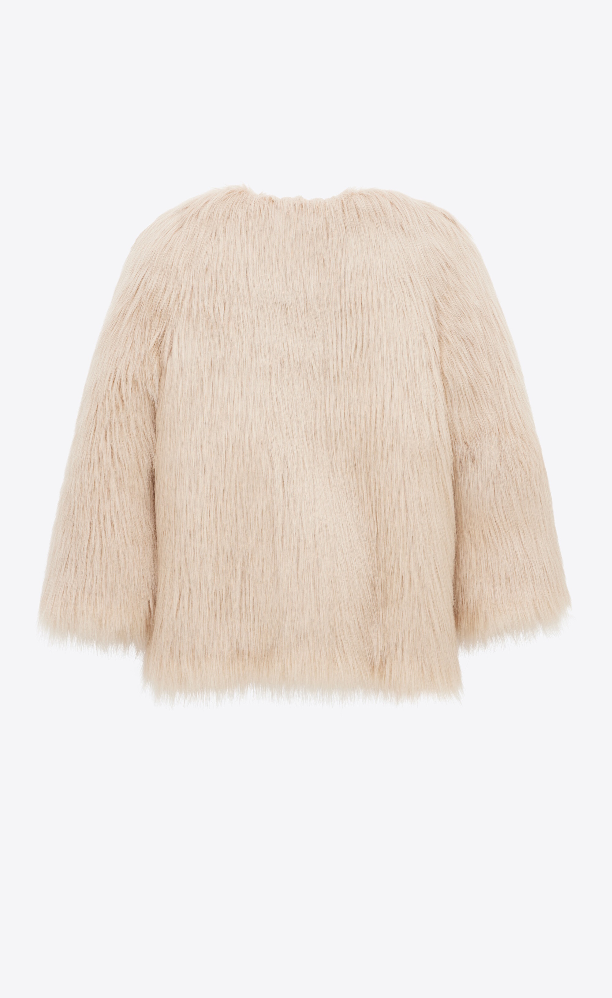 short coat in animal-free fur - 2