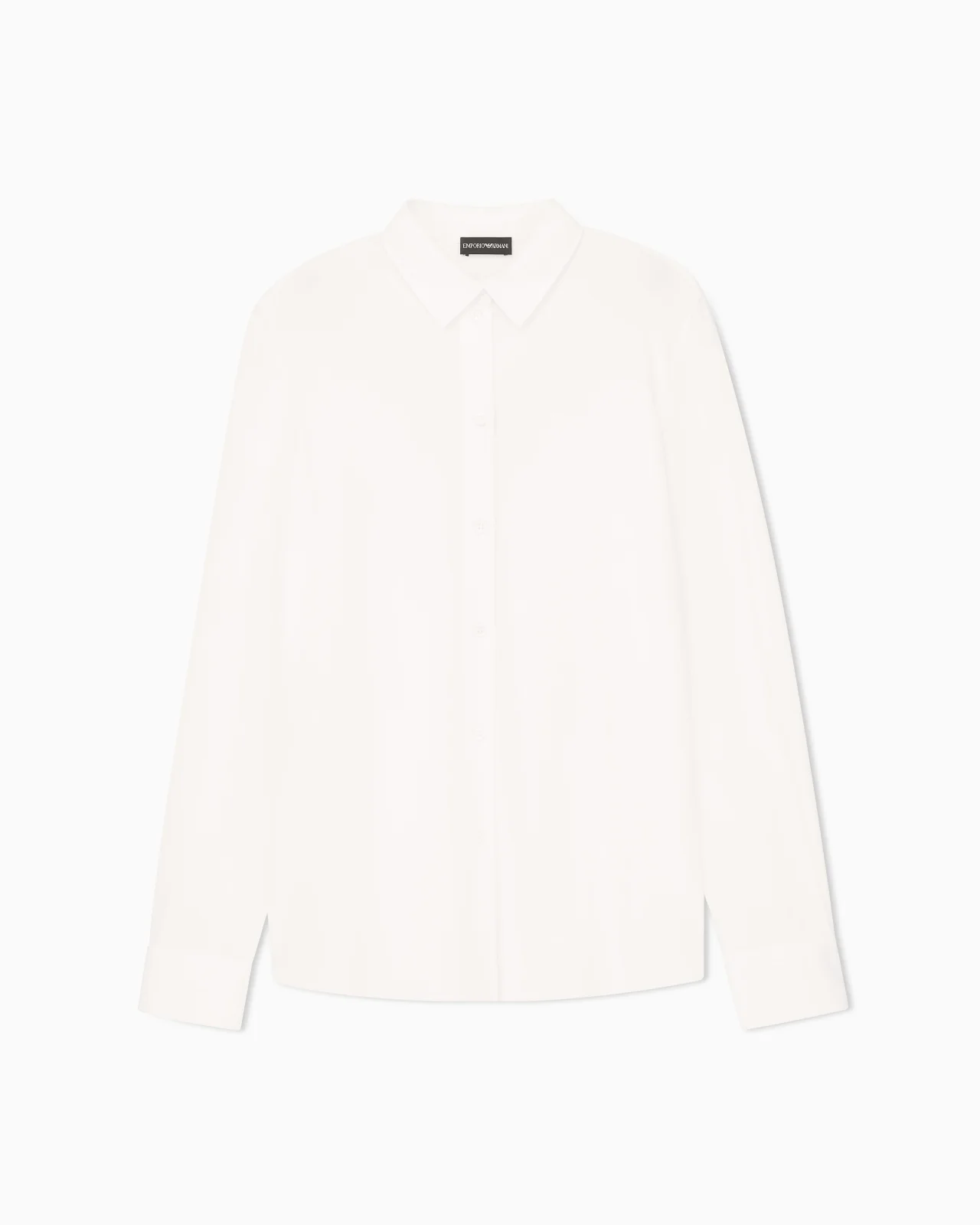 Silk crêpe-de-Chine shirt with pleated back - 1