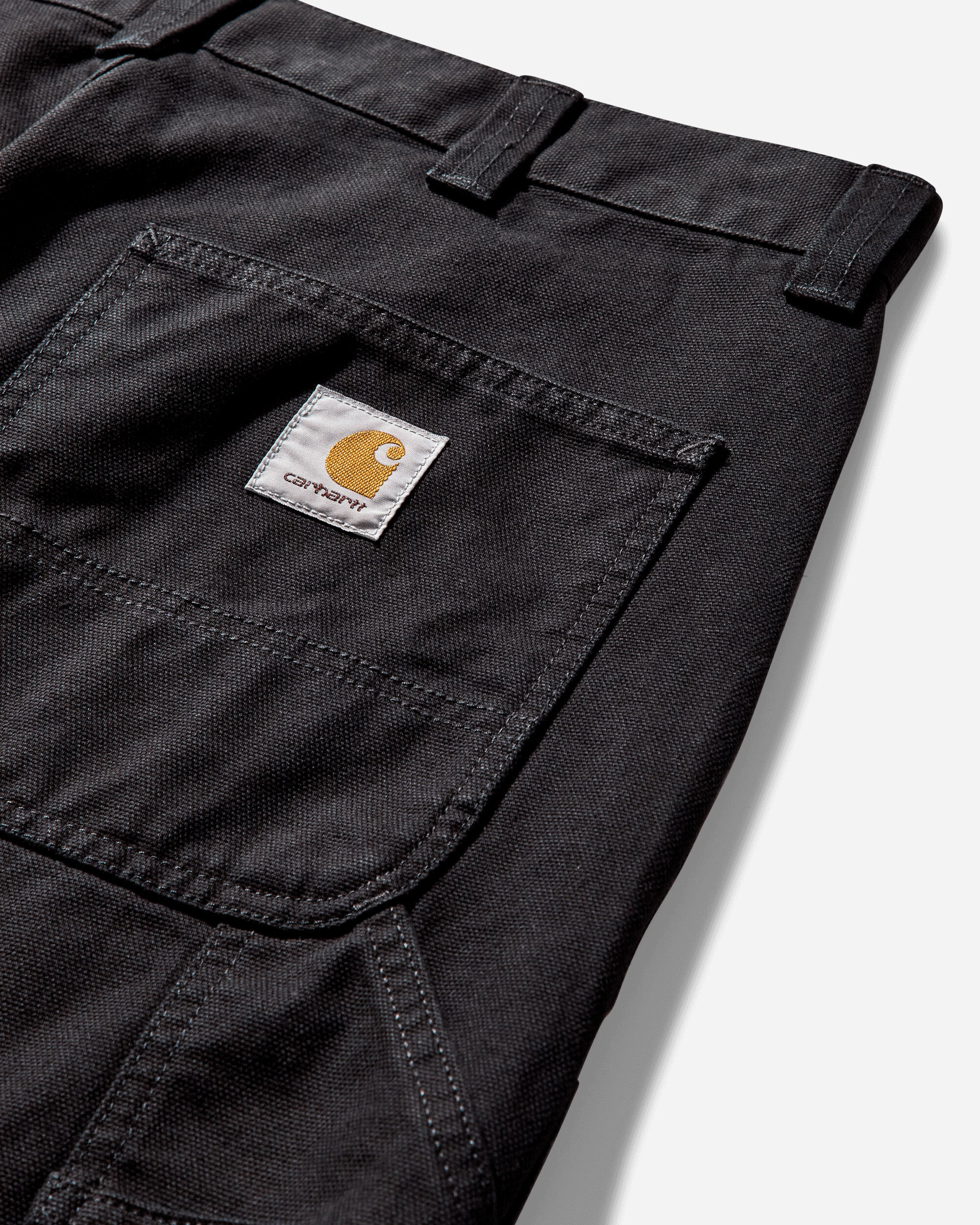 Men's OG Double Knee Pants Black (Stone Washed) - 4