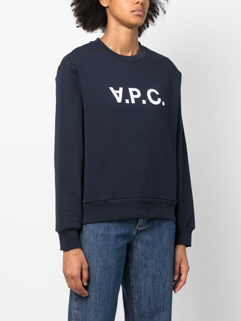 VPC logo-print cotton sweatshirt - 3