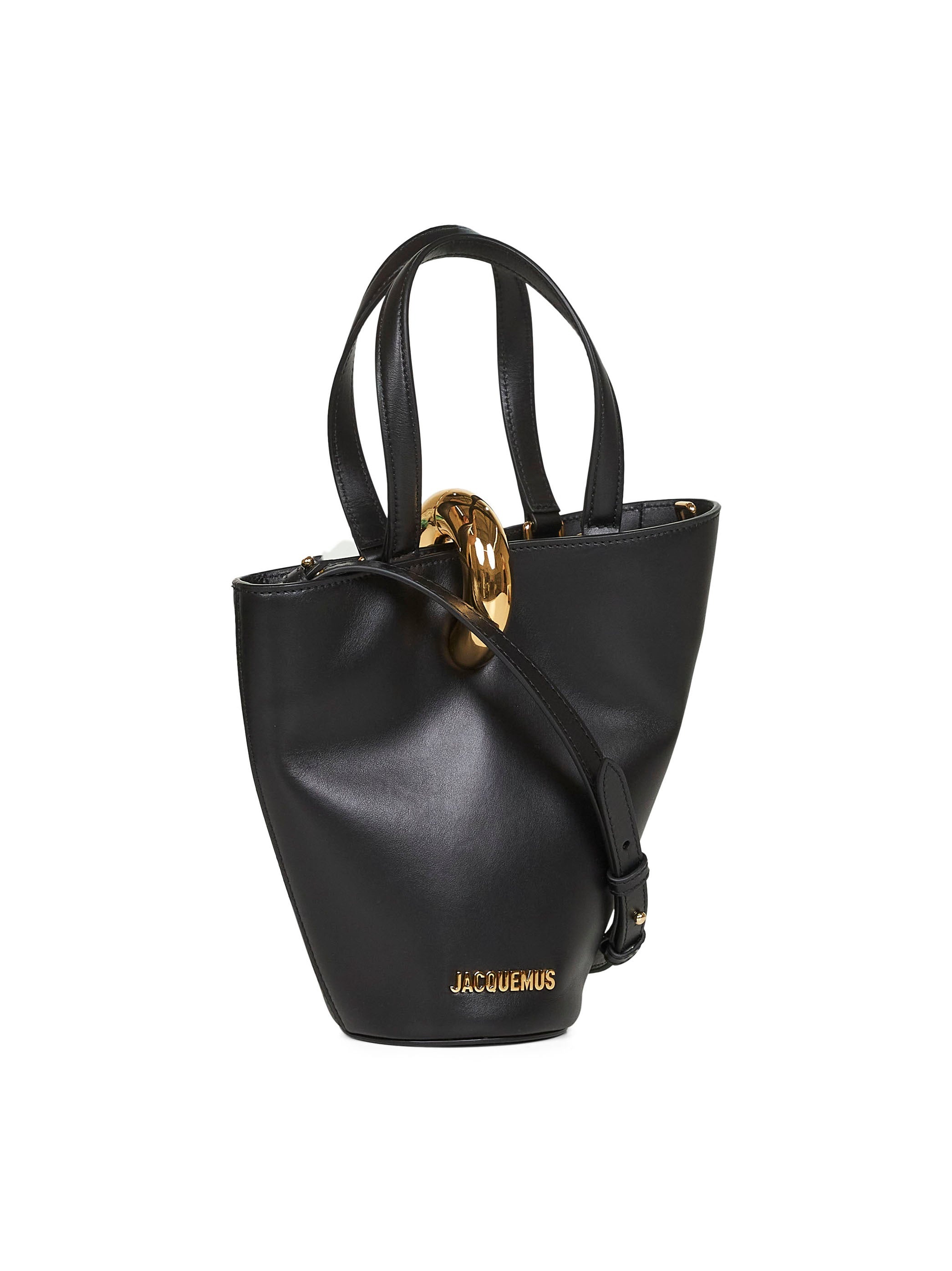 Black The small Bambola bucket bag - 2