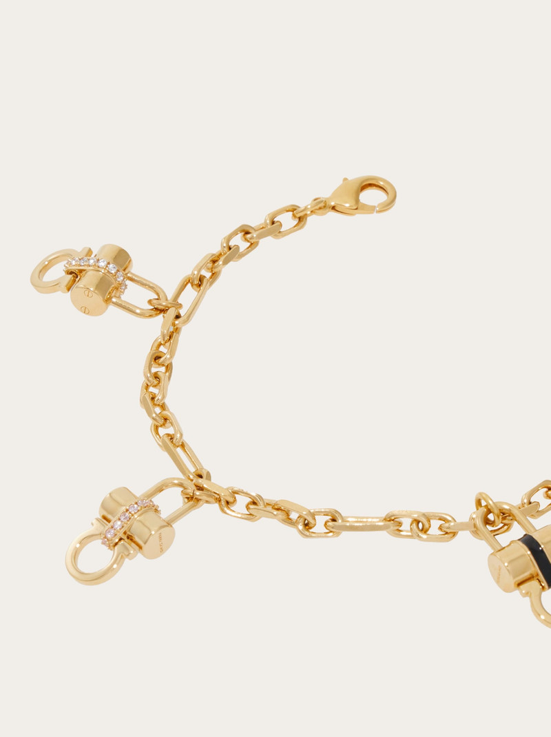 FERRAGAMO Padlock charm bracelet outlook