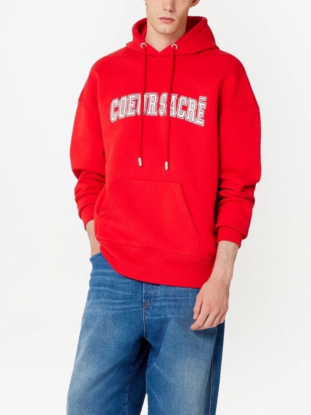 Coeur Sacré embroidered hoodie - 4