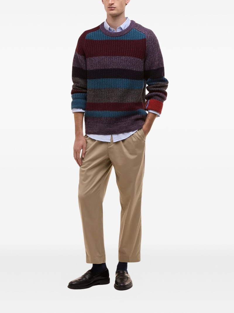 Barbour striped wool sweater outlook