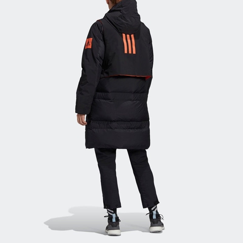 (WMNS) adidas Myshelter Cold.RDY Down Jacket 'Black Orange' FR9529 - 4