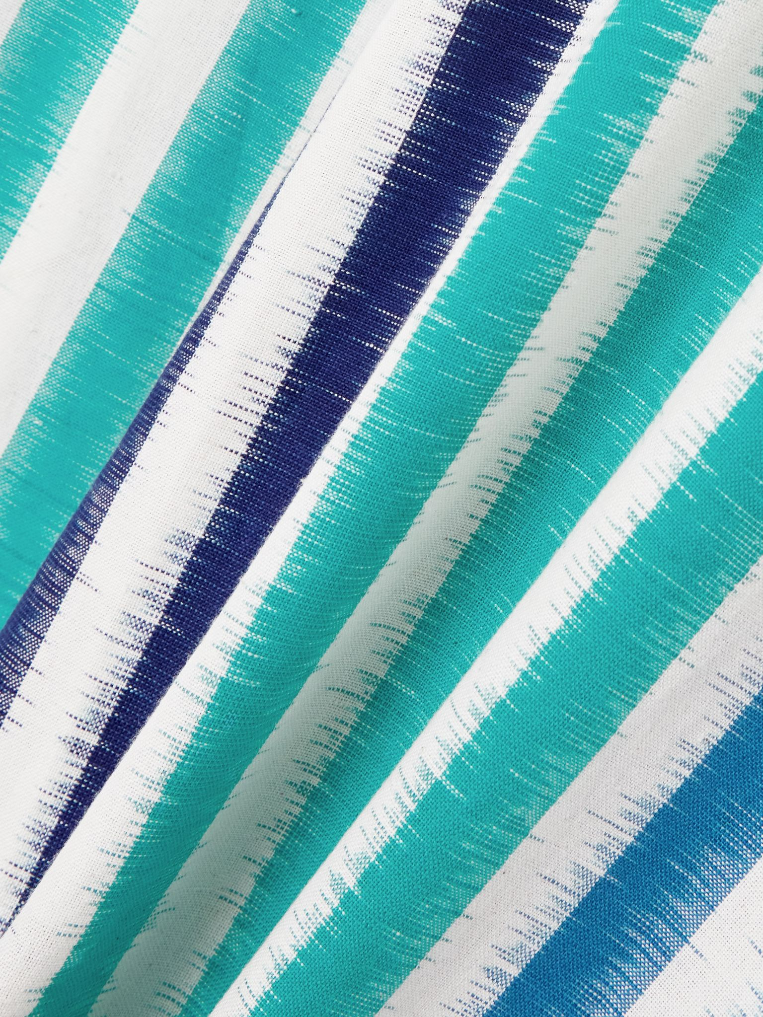 Nellie striped cotton maxi dress Blue - 4