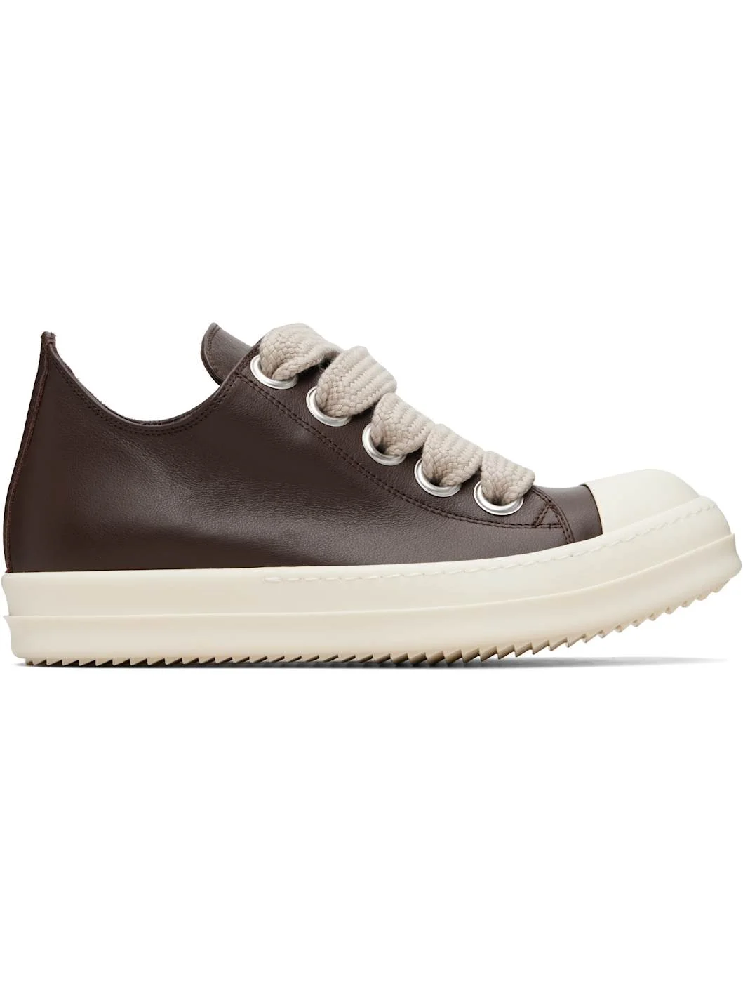 Brown Temple Jumbolace Low Sneakers - 1