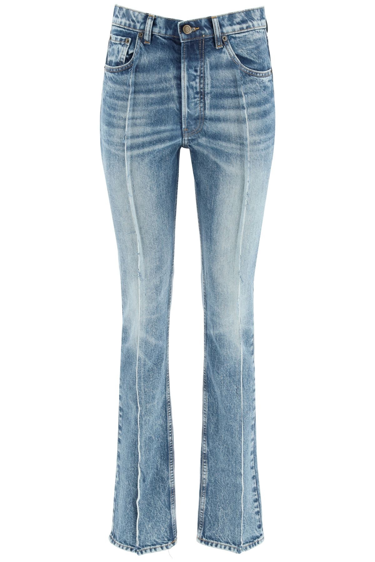 HIGH WAIST SLIM JEANS - 1