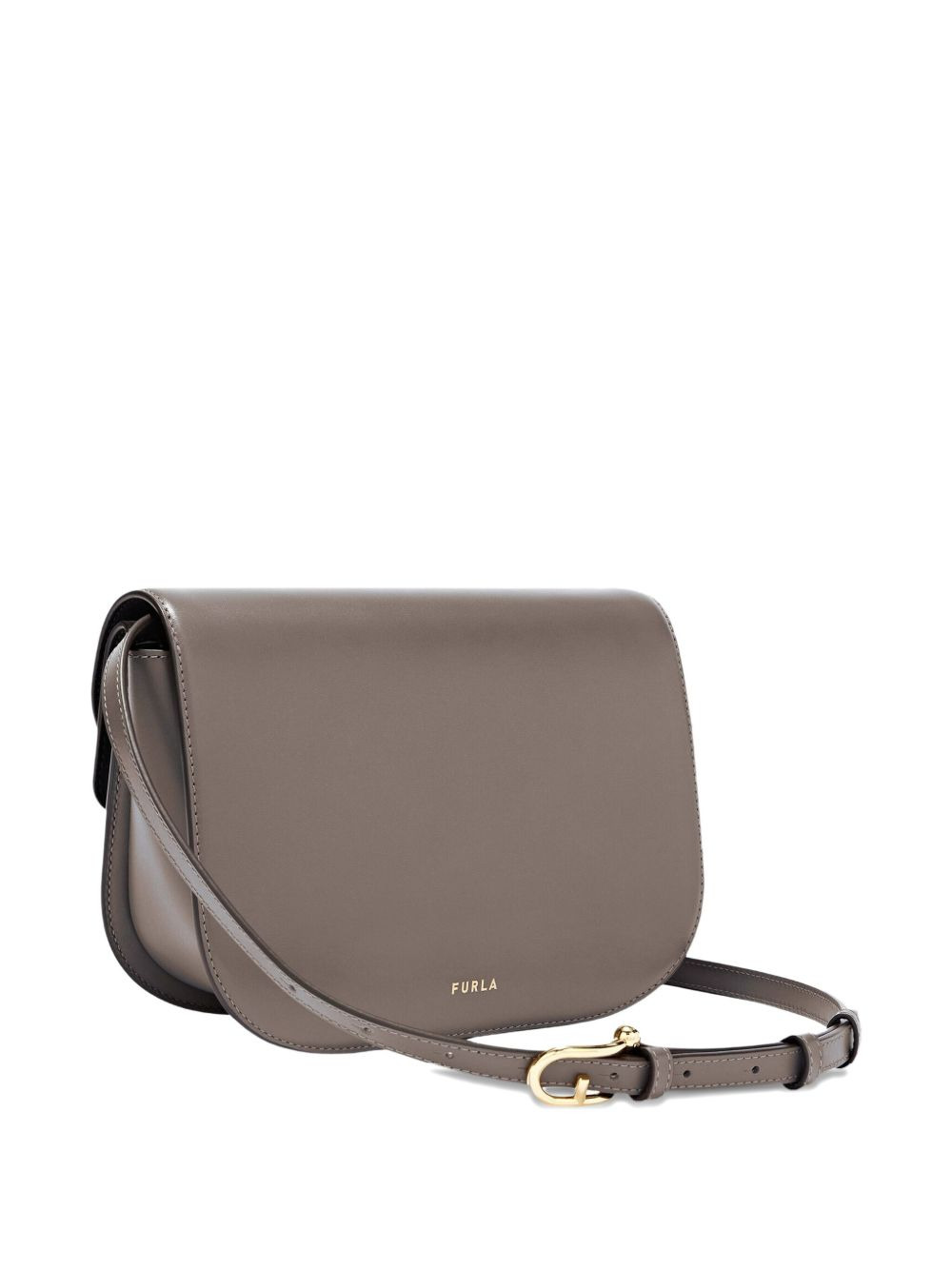Sfera curved-flap cross body bag - 3