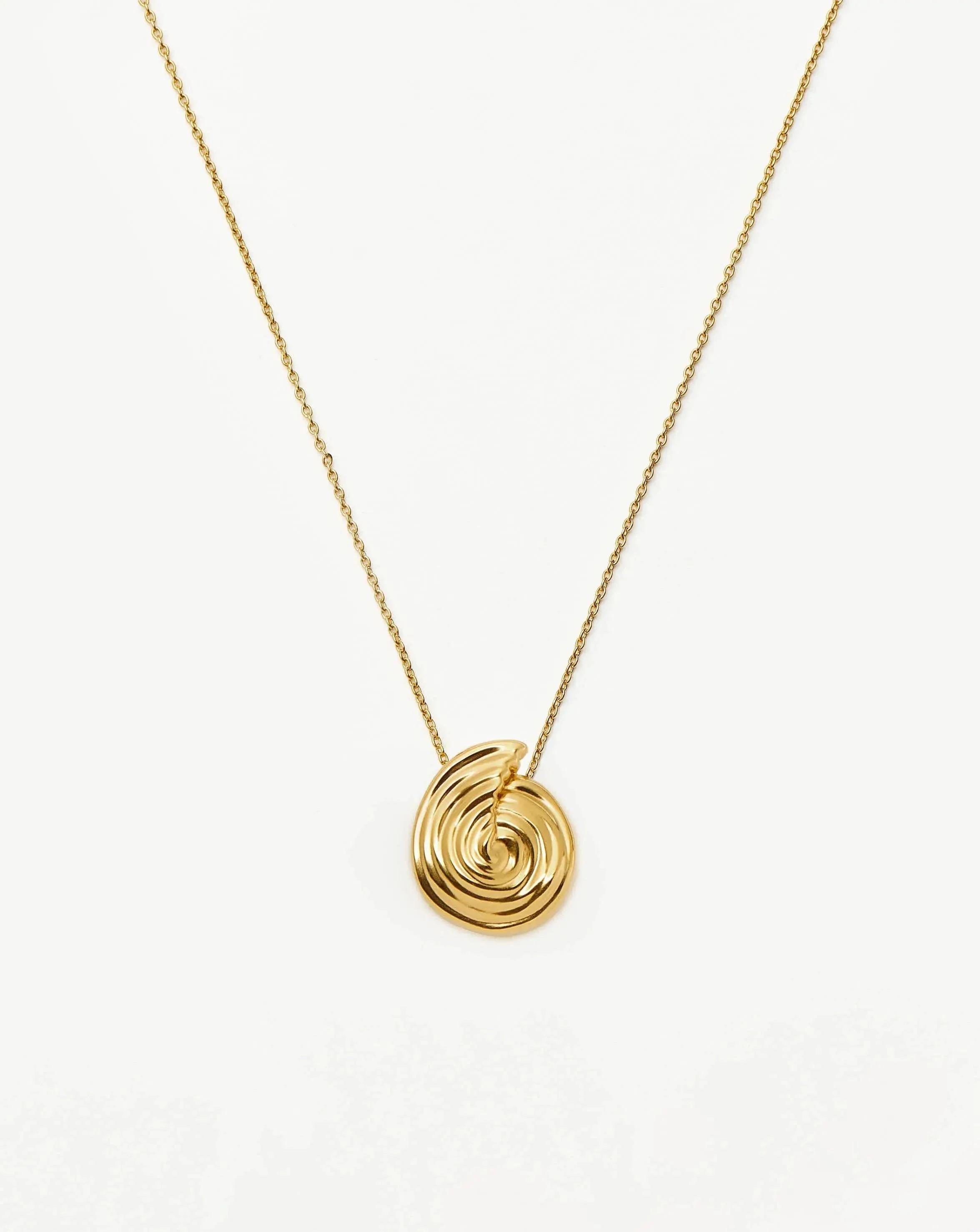 Spiral Large Pendant Necklace - 1
