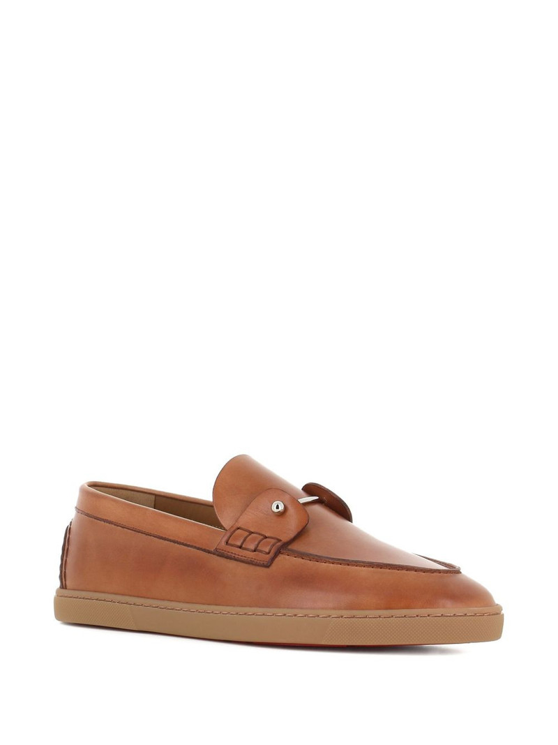 Christian Louboutin Chambeliboat leather boat shoes outlook