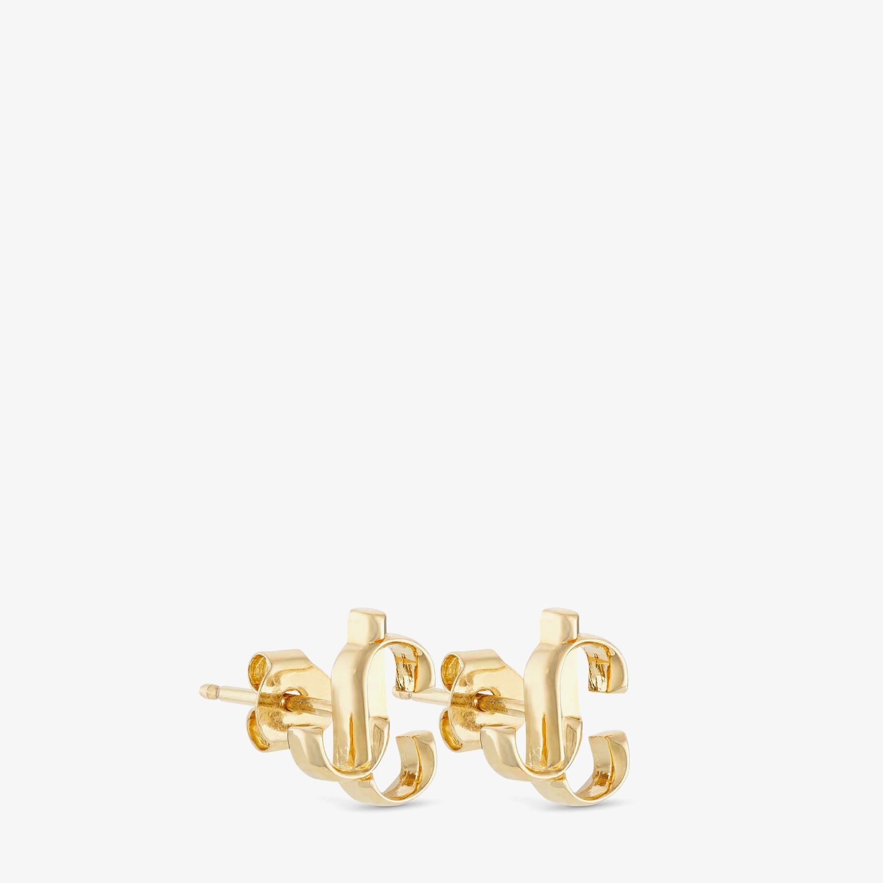 JC Mini Studs, Gold-Finish Metal JC Mini Stud Earrings