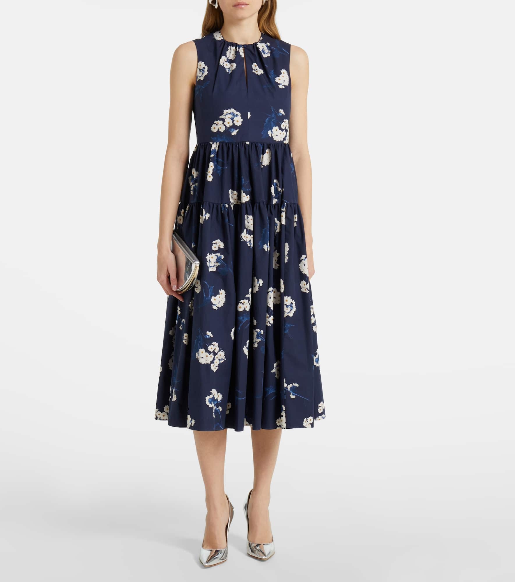 Cotton midi dress - 2