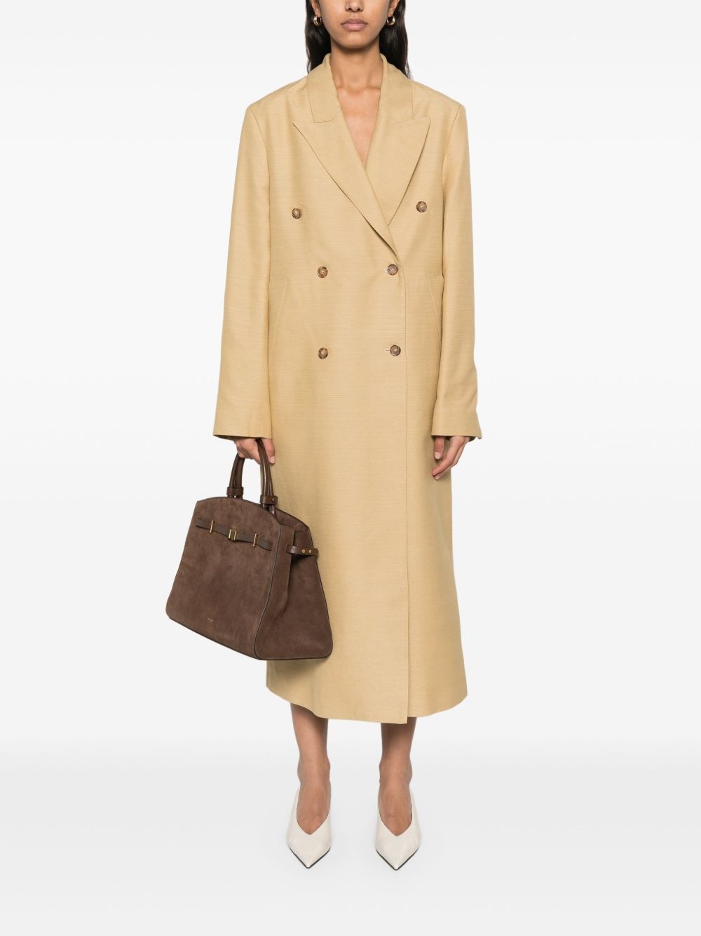 double-breasted coat - 2