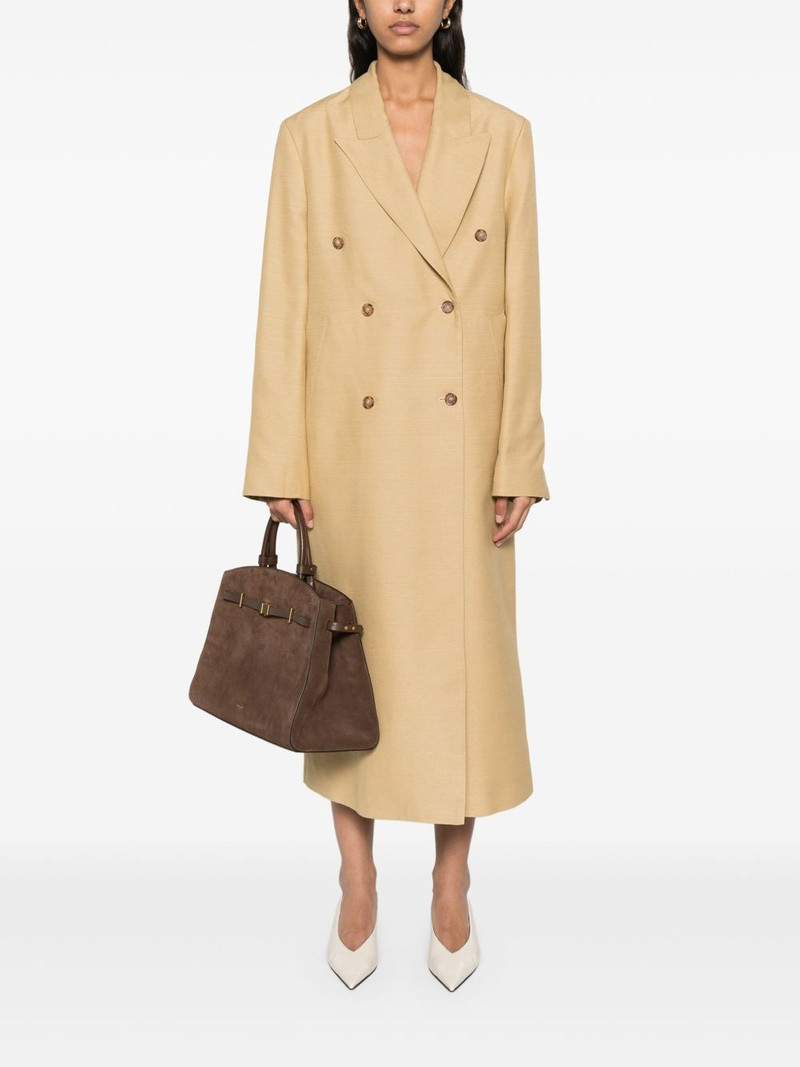 Loulou de Saison double-breasted coat outlook