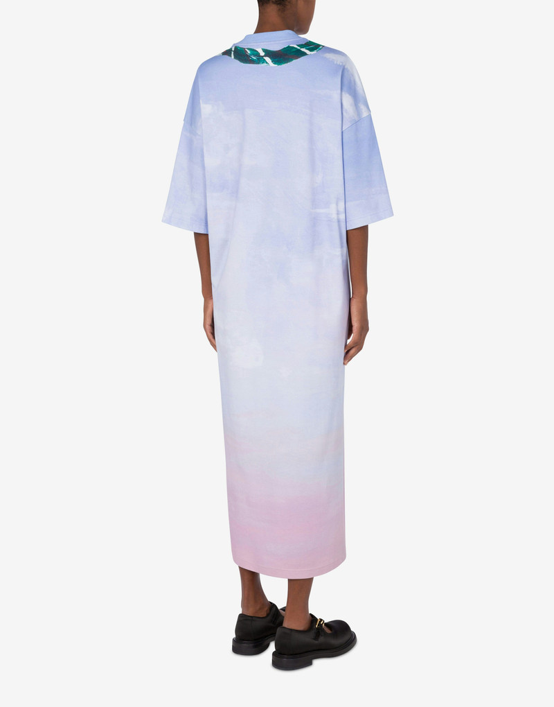 DRESS IN INTERLOCK COTTON ""IN THE CLOUD"" 3