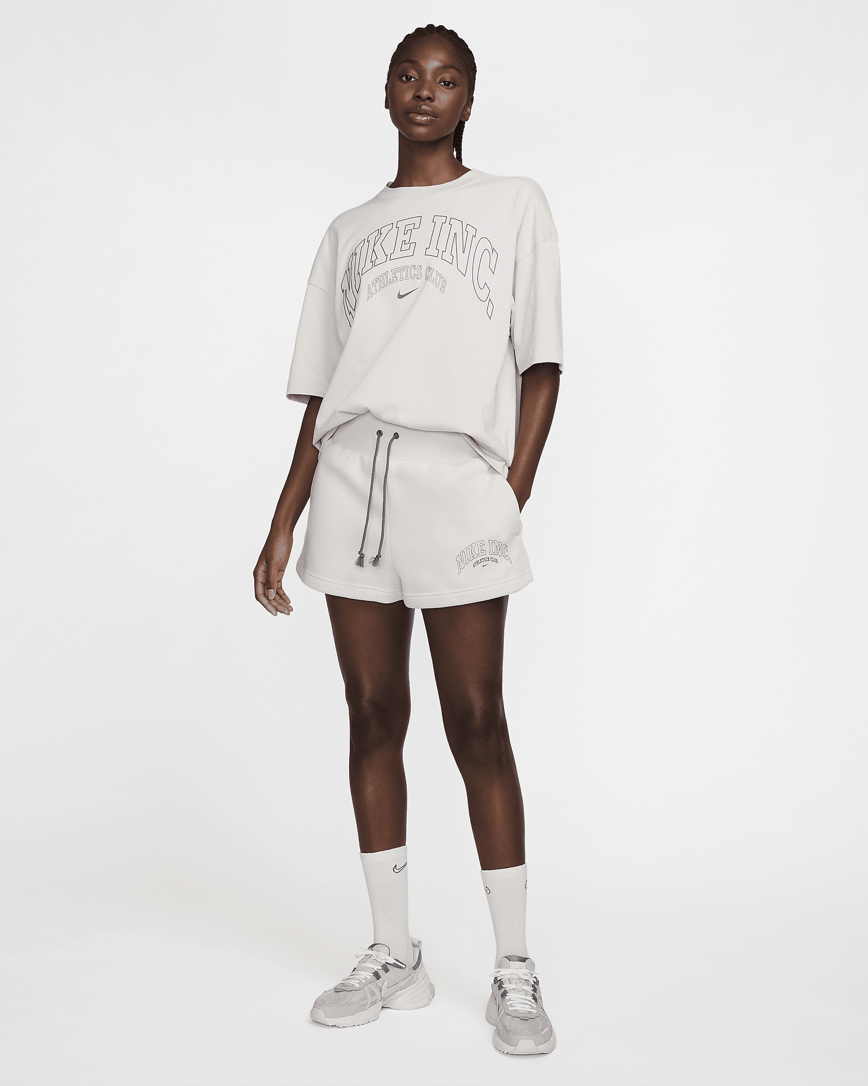 Nike Sportswear Phoenix Fleece Women's High-Waisted Shorts - 7