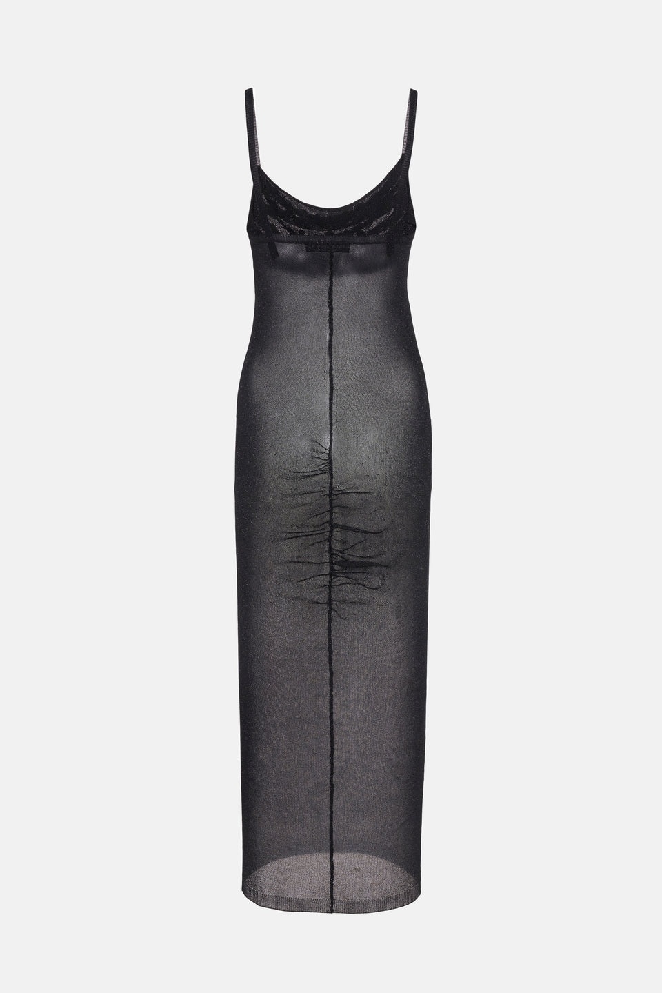LUREX KNIT SLIP DRESS WITH METAL HOTFIX - 2