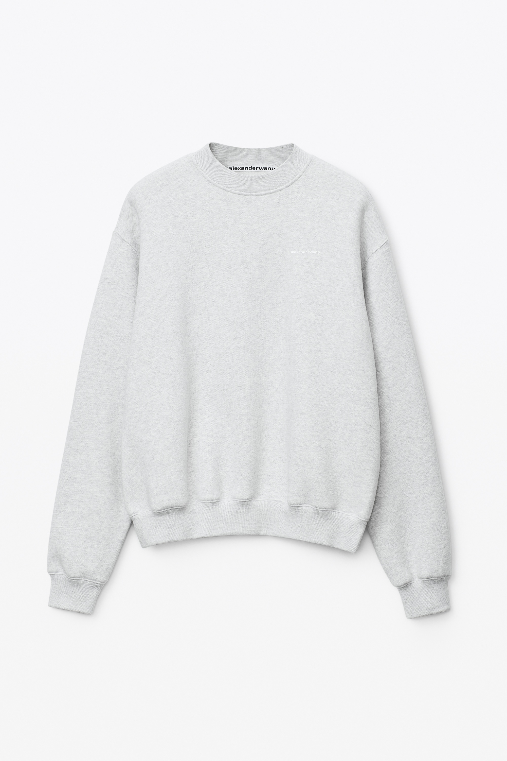 CREWNECK PULLOVER IN DENSE FLEECE - 1