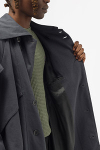 Kiko Kostadinov Ovid Coat in Grey | notreshop | REVERSIBLE