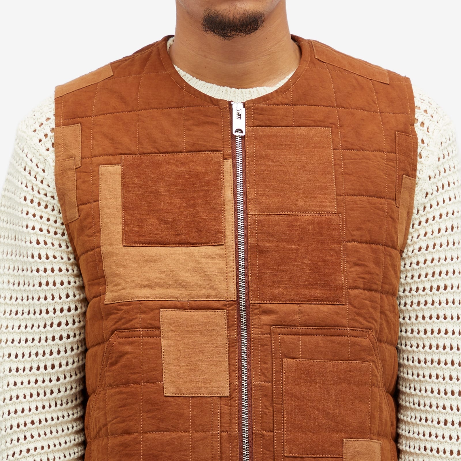 Story mfg. Patchwork Saturn Vest - 5