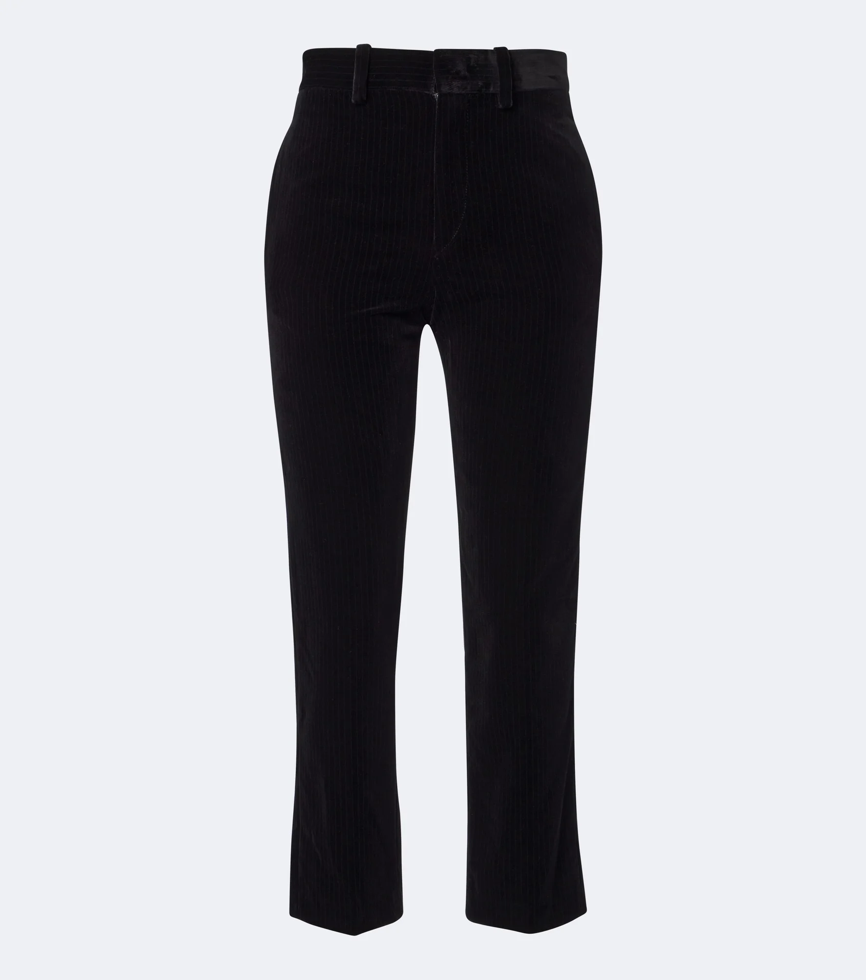 Roaya cotton velvet straight pants - 1