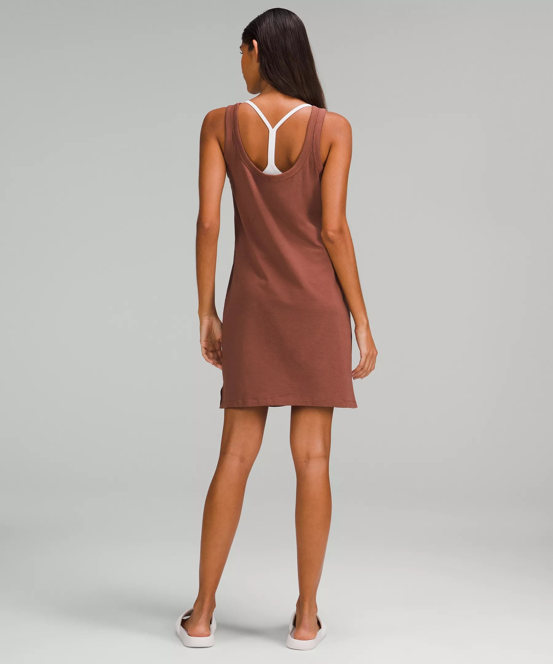 Classic-Fit Cotton-Blend Scoop Dress - 2