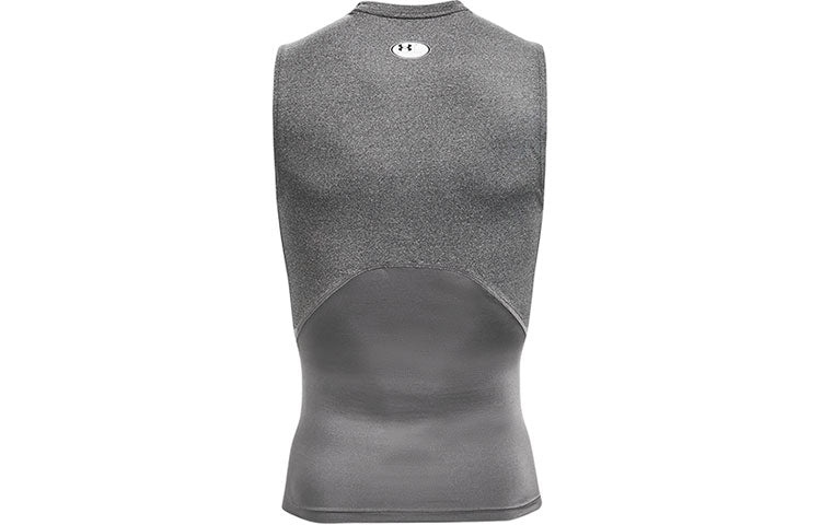 Under Armour HeatGear Sleeveless Shirt 'Carbon Heather Black' 1361522-090 - 2