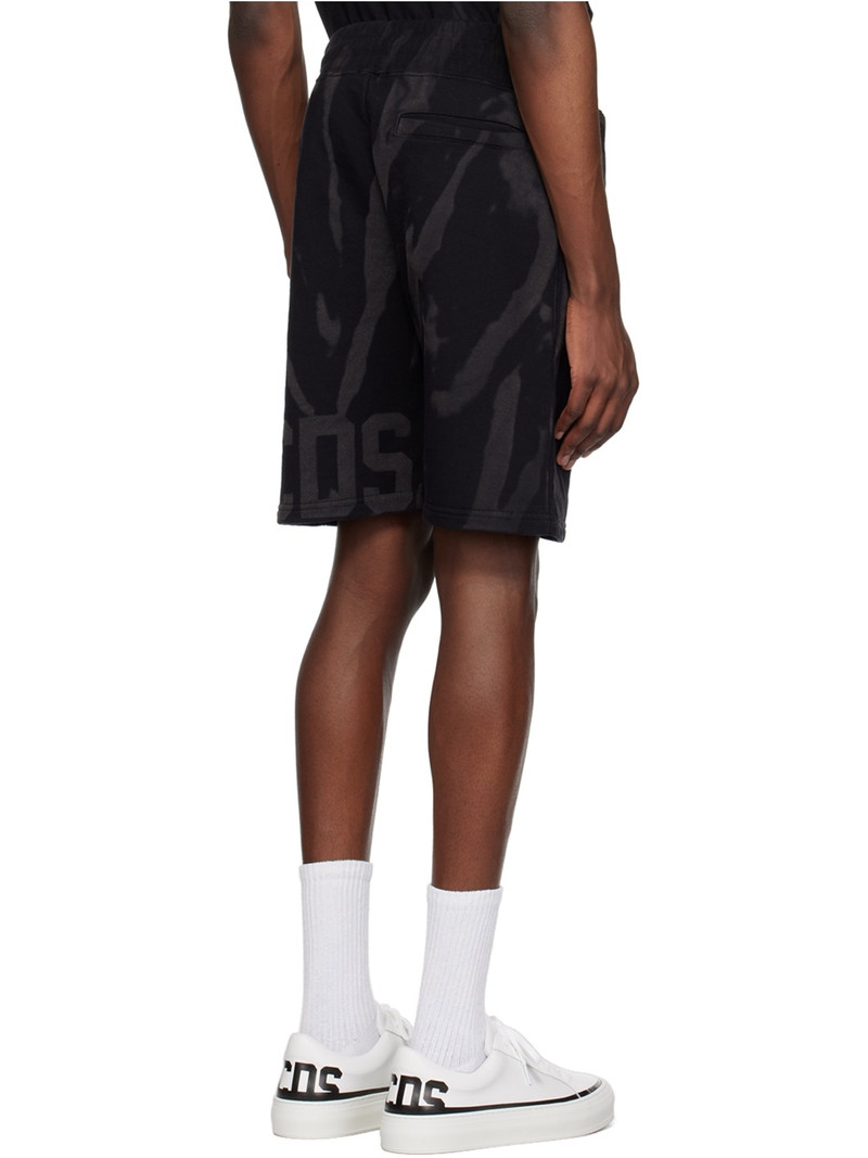 Black Printed Shorts 3