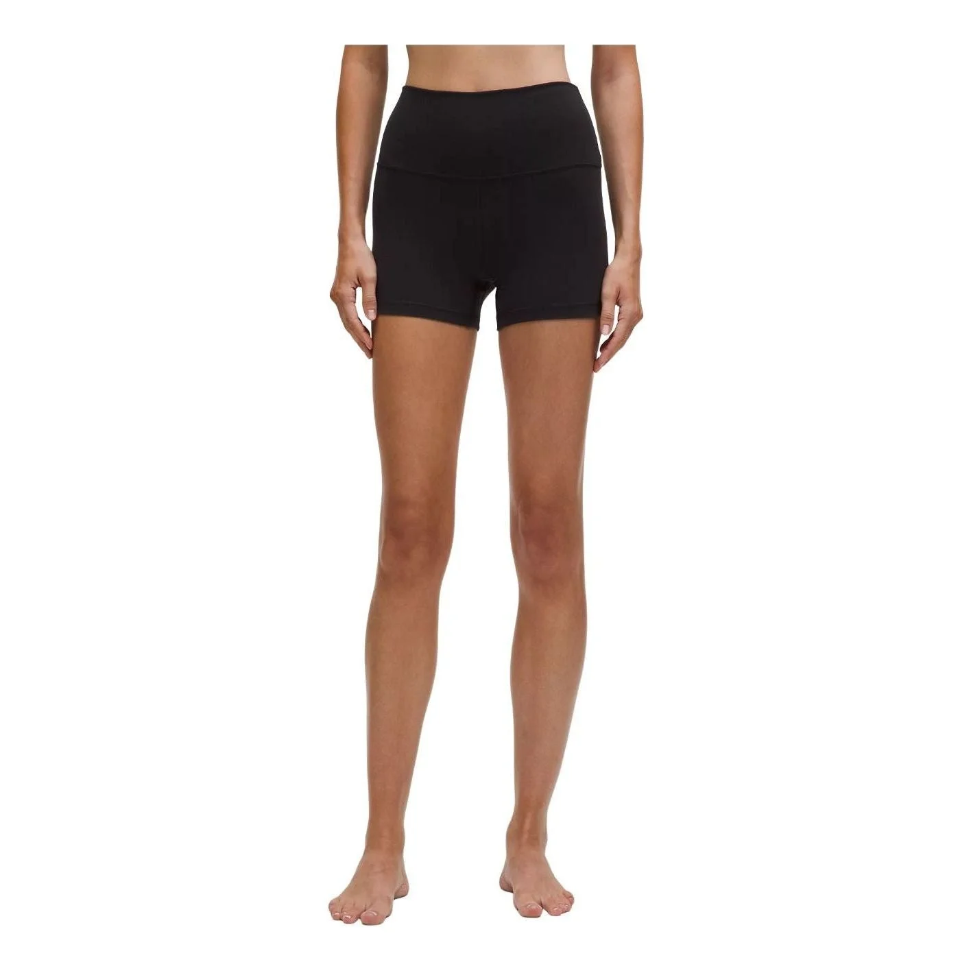 (WMNS) LULULEMON Align High-Rise Short 4" 'Black' LW7CJQS-619427146 - 1