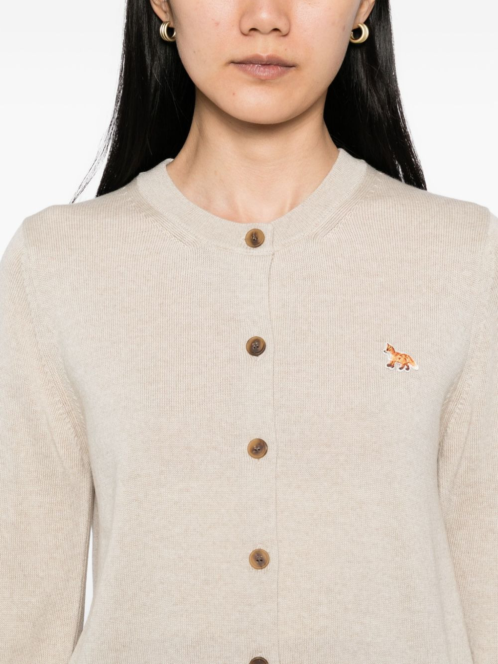 Baby Fox Patch cardigan - 5
