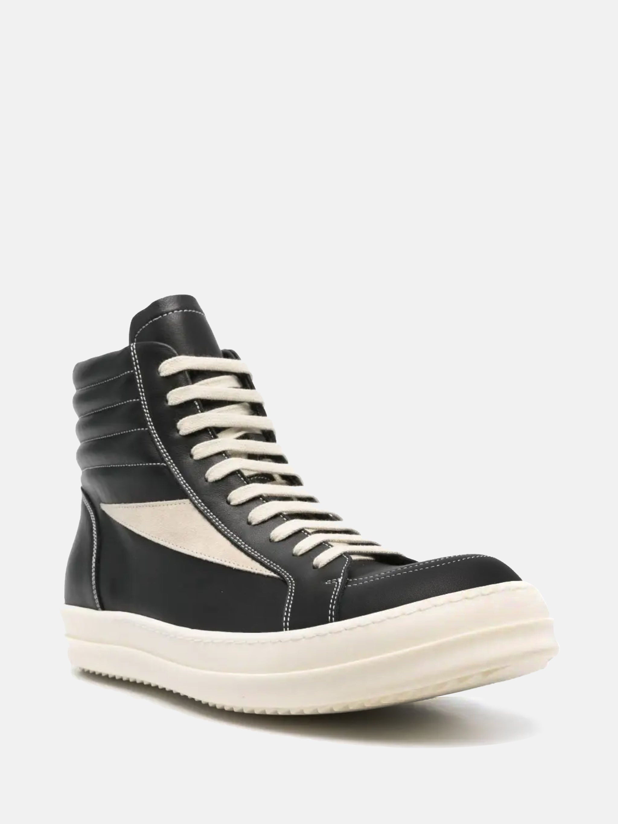 RICK OWENS Men Scarpe In Pelle - High Vintage Sneakers - 2