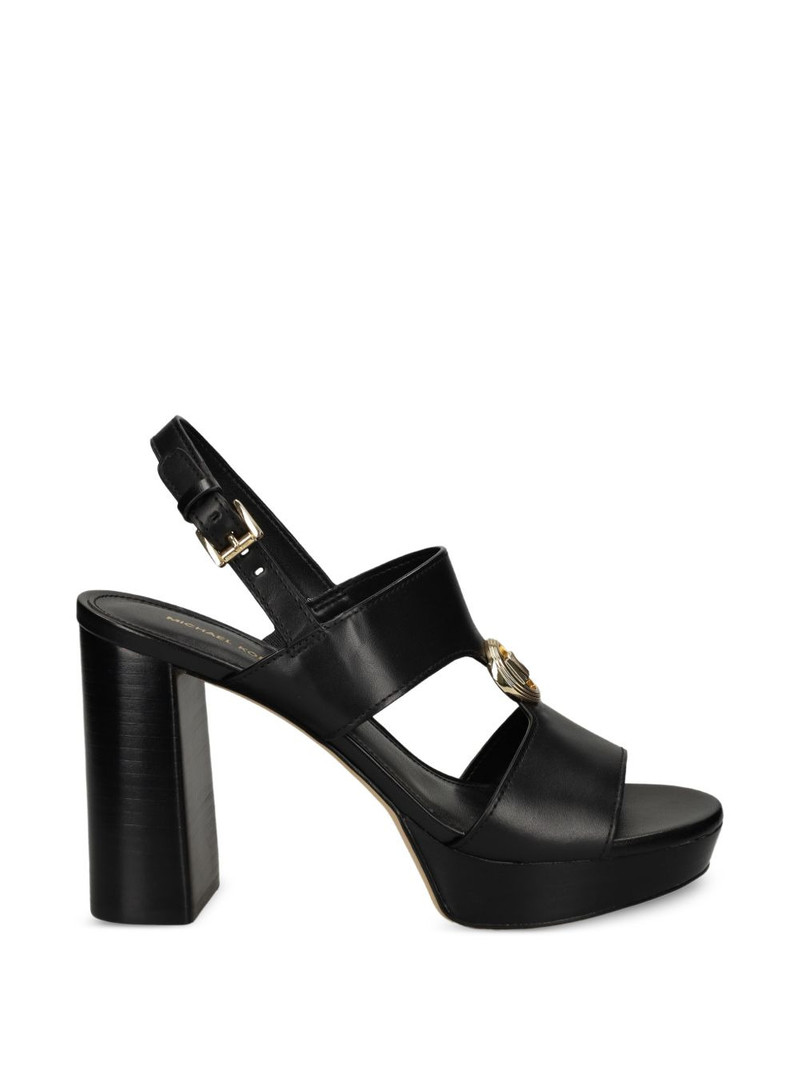 Erin buckle logo sandals 1