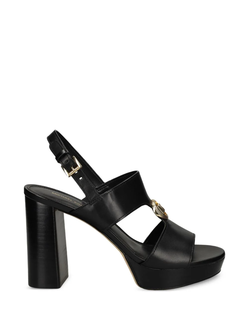 Erin buckle logo sandals - 1