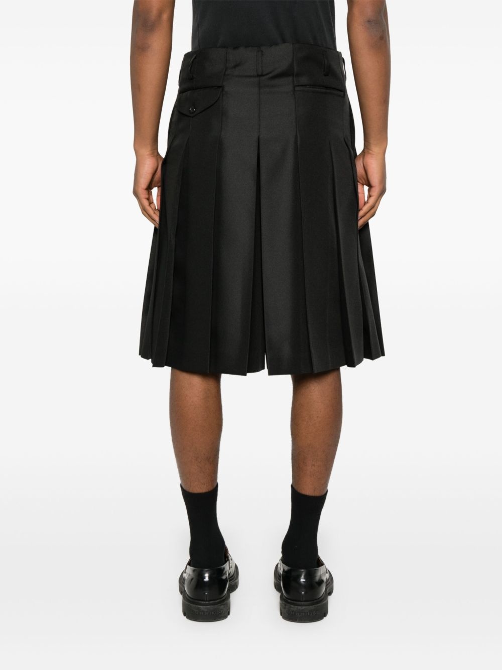 pleated shorts - 4