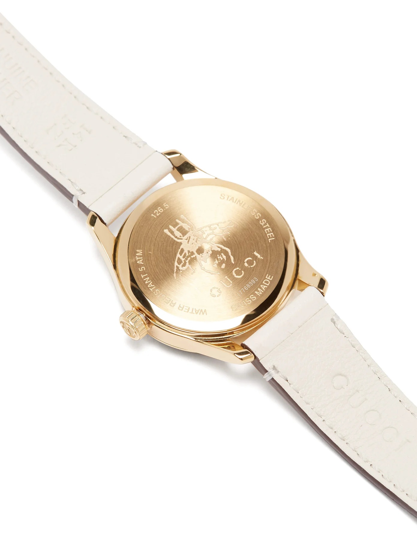 G-timeless Web stripe & gold PVD watch - 4