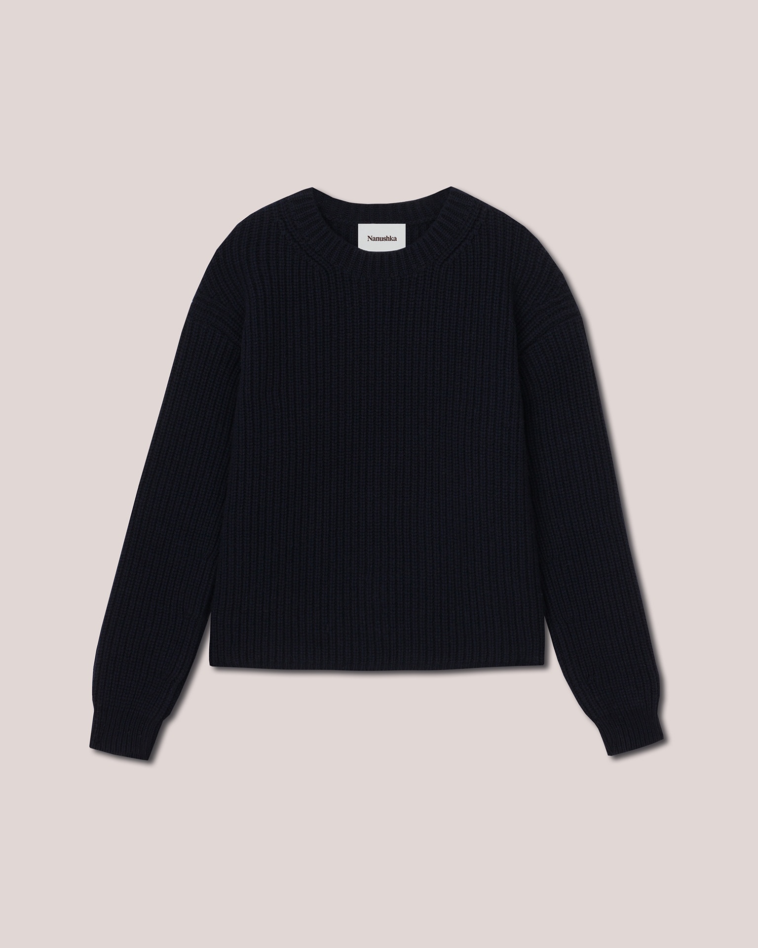 DERIN - Cashmere crew neck sweater - Navy - 1