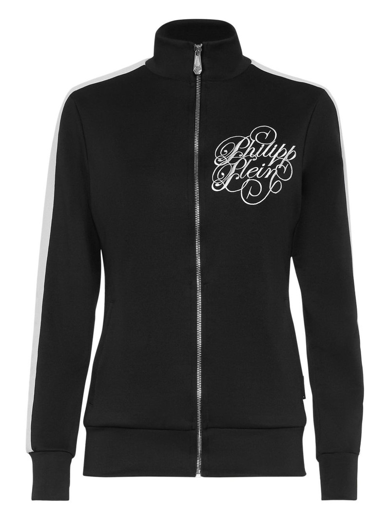 stripe-detail tracksuit jacket 1